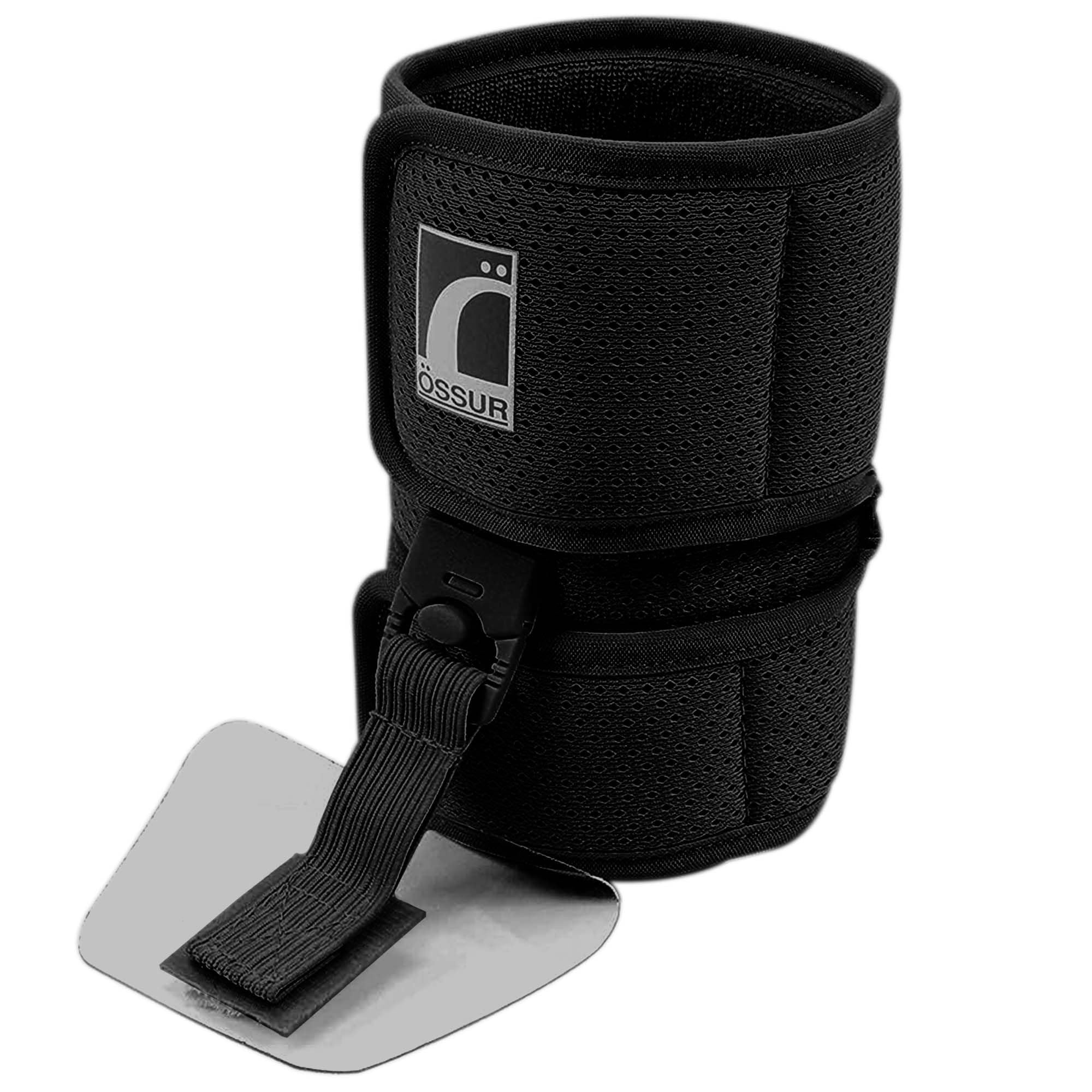 Ossur Foot-Up Drop Foot Brace | Ankle-Foot Orthosis (AFO) for Drop Foot Support | Lightweight, Adjustable Wrap for All-Day Comfort | Breathable Material for All Day Walking | (Black, X-Large)